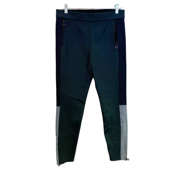 Y/osemite James Perse Large Gray Charcoal Color Block Scuba Full length Leggings - Picture 1 of 7